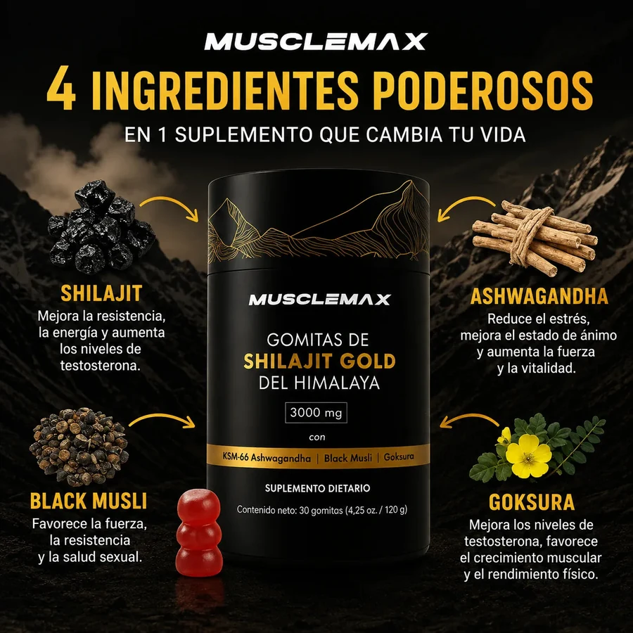 Gomitas Pure Shilajit MuscleMax™