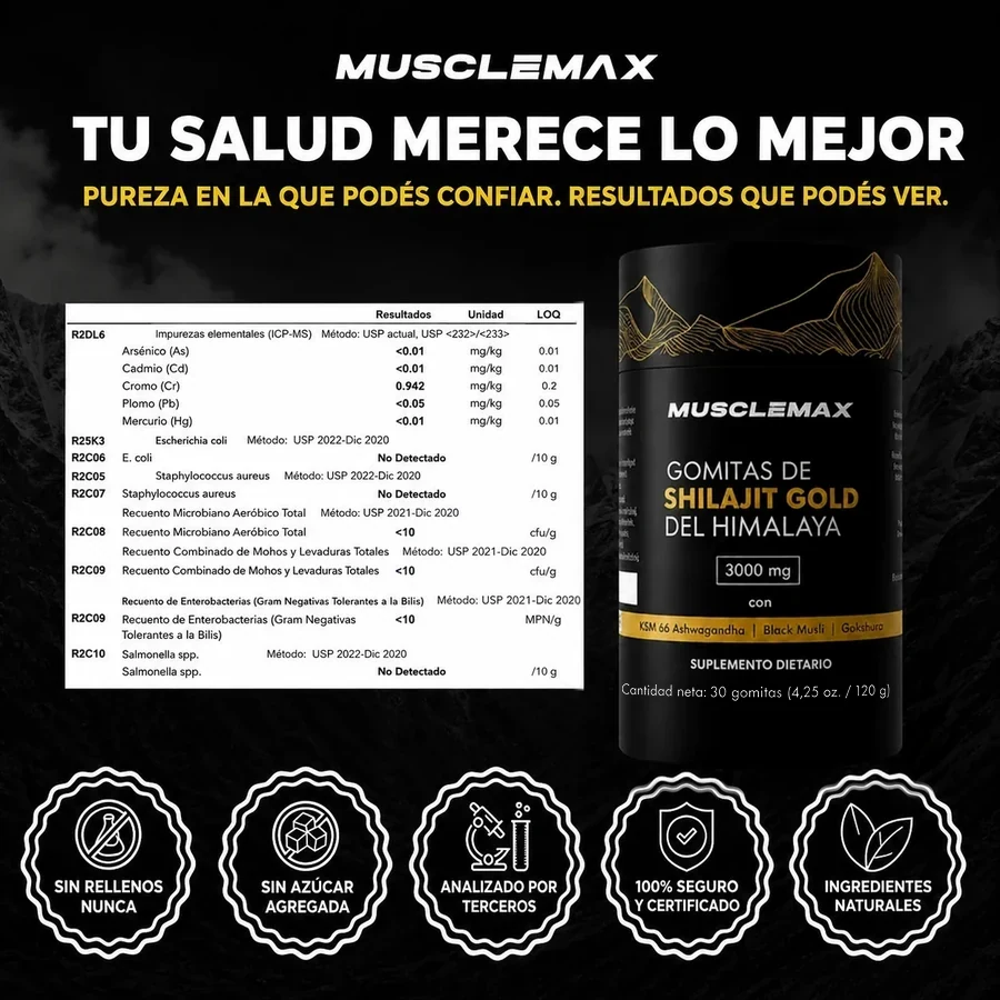 Gomitas Pure Shilajit MuscleMax™